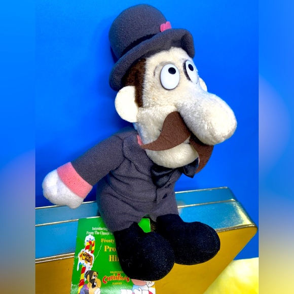 FROSTY THE SNOWMAN VTG 90’s PROFESSOR HINKLE COLLECTIBLE CVS PLUSH 7” w/TAG - Picture 2 of 9